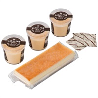 乳蔵 北海道プリン＆チーズケーキセット