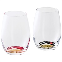 蒔絵 富士山 ダルマグラスペア