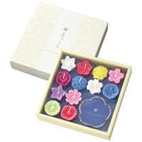 花型キャンドル・グラスセット(植物性)