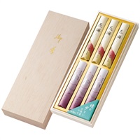 花琳・ルビー宝 線香アソート木箱短寸6束